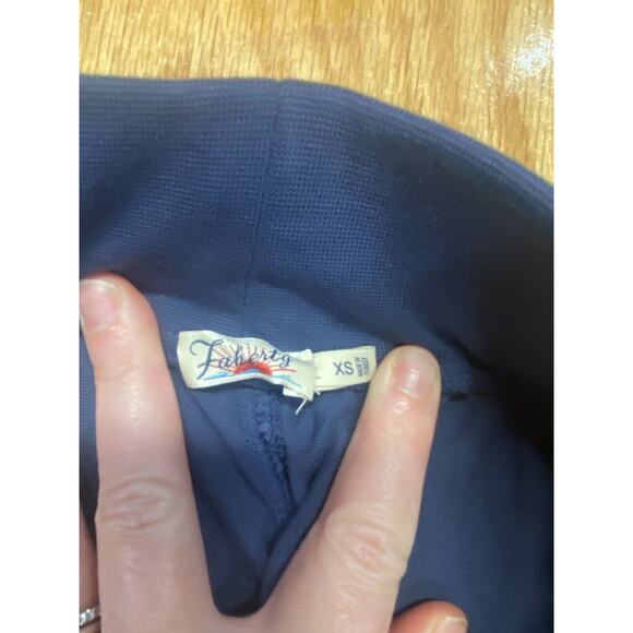 Faherty Jogger Pants Women's Size XS Blue Elastic Waist Slash Pockets Casual B47 - Picture 2 of 4